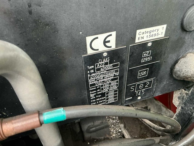Claas - axos 310 type a22 - 4-wheel drive tractor - 2010 - afbeelding 22 van  32