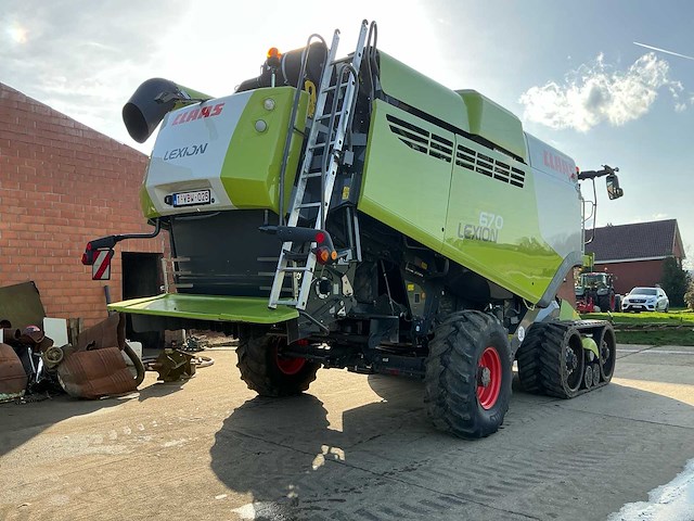 Claas lexion 660-m type c74 terra trac maaidorser - afbeelding 3 van  29