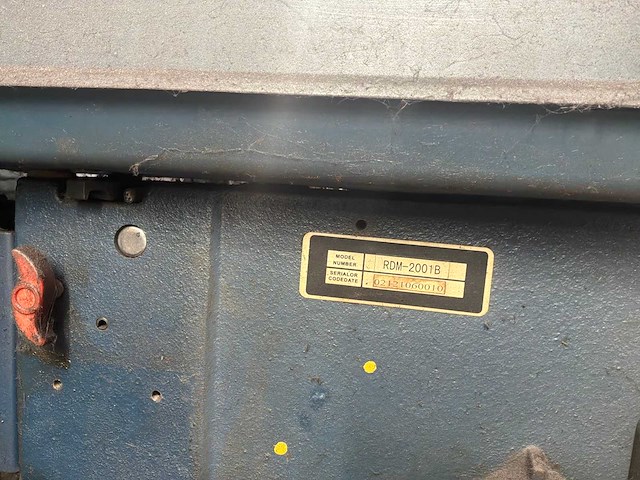 Claerbout rdm-2001b kolomboormachine - afbeelding 5 van  6