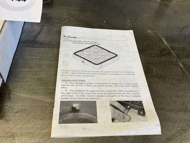 Clamp vc5 pneumatische vacuüm opspanklem - afbeelding 3 van  3