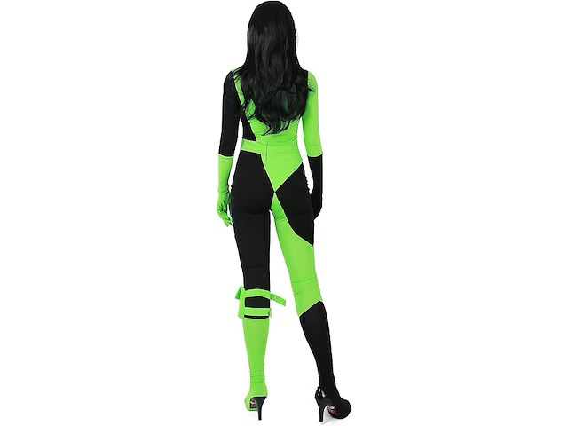 Claofoc shego-kostuum voor dames - afbeelding 2 van  2