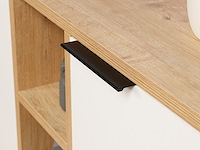 Clara console | 100% melamine | eiken, wit - afbeelding 3 van  8