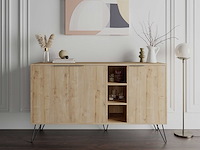 Clara console | 100% melamine | eiken - afbeelding 1 van  4
