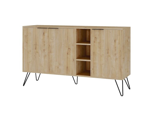 Clara console | 100% melamine | eiken - afbeelding 3 van  4