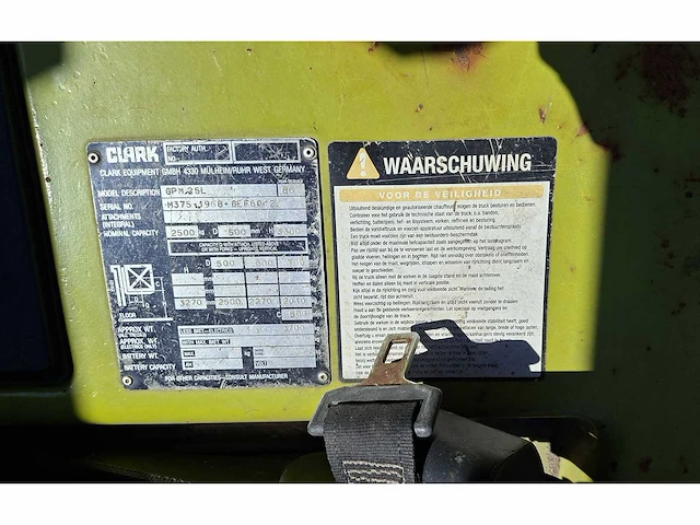 Clark - gpm25l - heftrucks - 1986 - afbeelding 3 van  3