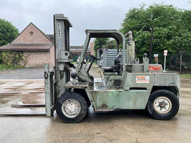 Clark c500 y130 pd vorkheftruck - 6 ton - diesel - werkend - afbeelding 6 van  11