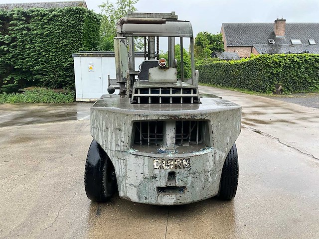 Clark c500 y130 pd vorkheftruck - 6 ton - diesel - werkend - afbeelding 9 van  11