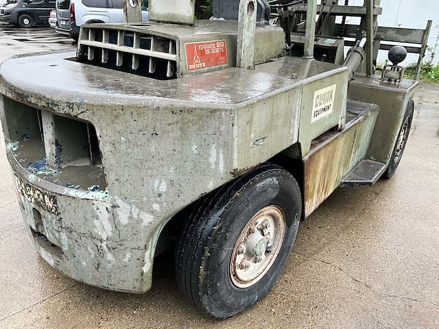 Clark c500 y130 pd vorkheftruck - 6 ton - diesel - werkend - afbeelding 18 van  22