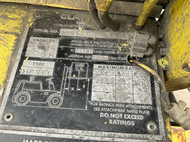 Clark vorkheftruck - afbeelding 10 van  19