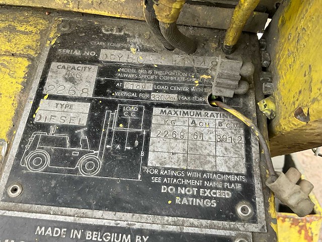 Clark vorkheftruck - afbeelding 11 van  19