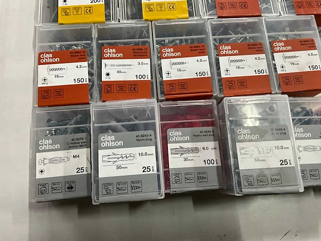 Clas ohlson diverse bevestigingsmaterialen (23x) - afbeelding 4 van  8