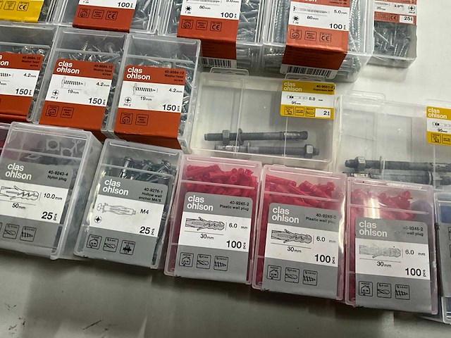 Clas ohlson diverse bevestigingsmaterialen (23x) - afbeelding 5 van  8