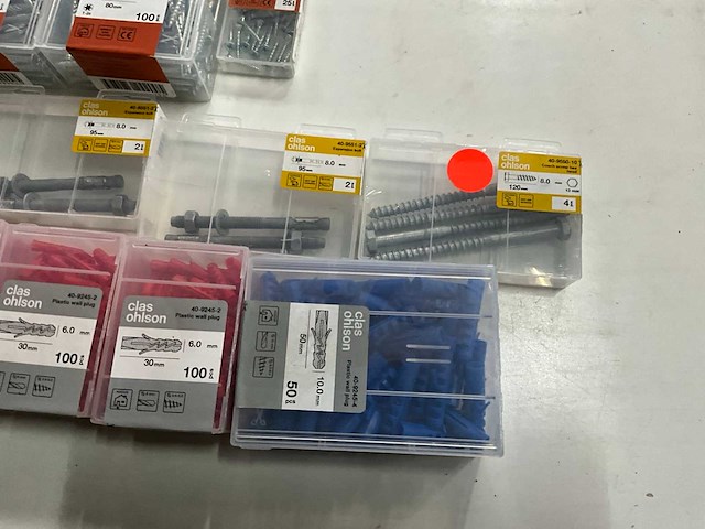 Clas ohlson diverse bevestigingsmaterialen (23x) - afbeelding 6 van  8