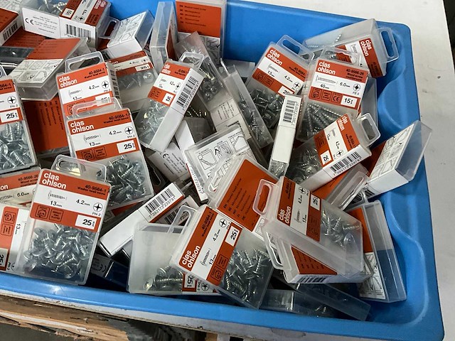 Clas ohlson diverse schroeven (100x) - afbeelding 5 van  6
