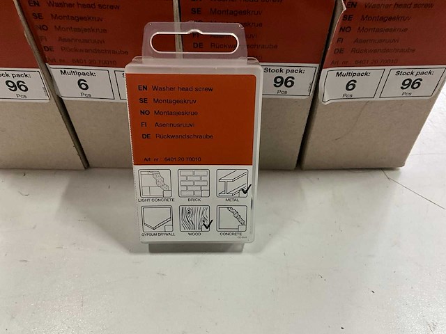 Clas ohlson washer head schroef 13 x 4.2 mm 25 stuks (96x) - afbeelding 3 van  5