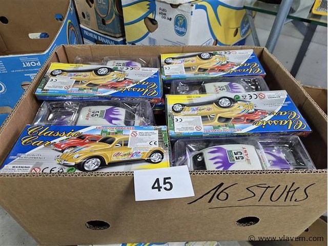 Classic car 16 stuks - afbeelding 1 van  3