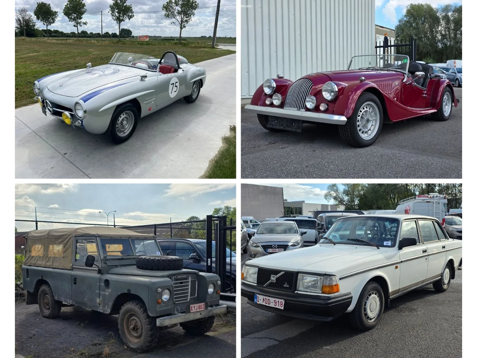 Classic cars, old- & young timers