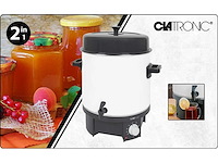 Clatronic 25l 1800w jar sterilisator eka 3338 wit - afbeelding 5 van  6