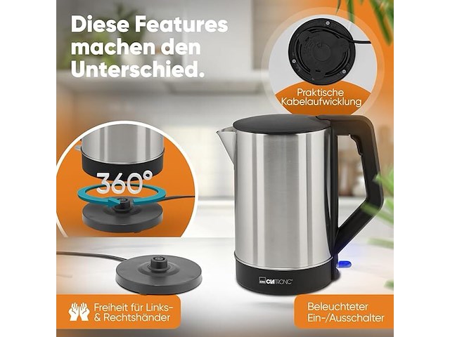 Clatronic waterkoker - afbeelding 2 van  3