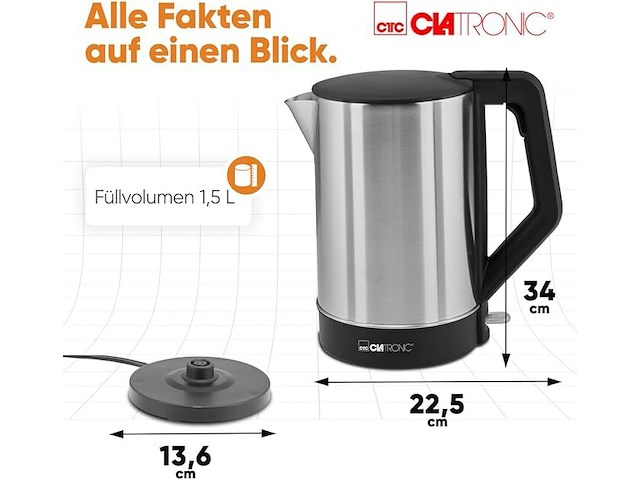 Clatronic waterkoker - afbeelding 3 van  3