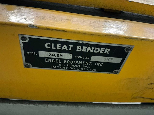 Cleat bender 24cbm randbuigmachine - afbeelding 7 van  7