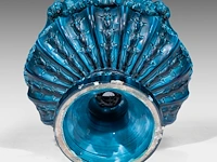 Clément massier (1844/45-1917), a turquoise glazed ceramic jardinière on a chimera stand 127 cm. (50 in.) - afbeelding 5 van  13