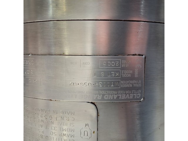 Cleveland elektrisch kookketel ket-6t kantelbaar - afbeelding 3 van  13