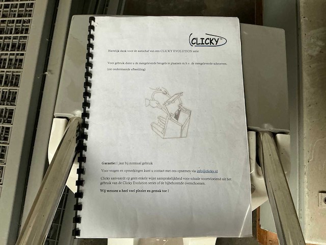 Clicky evolution series rvs overschoendispenser - afbeelding 7 van  7