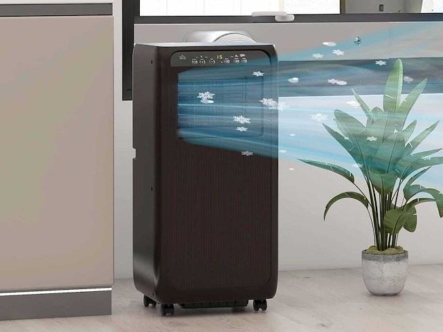 Climatiseur mobile climatiseur avec tuyau d'évacuation 3 en 1 - afbeelding 1 van  6