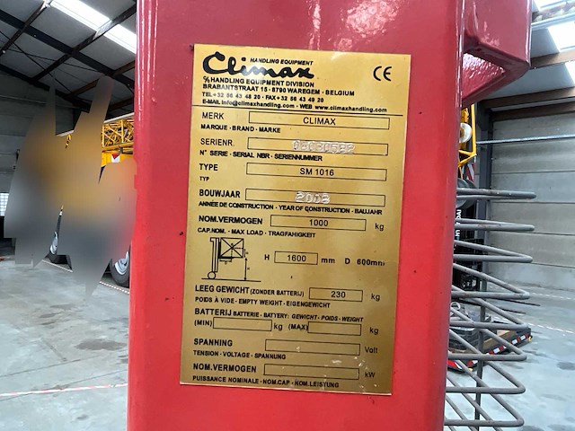 Climax sm 1016 manuele stapelaar - afbeelding 2 van  8