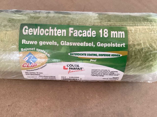 Clip verfroller gevelrol, 25 cm (45x) - afbeelding 1 van  1