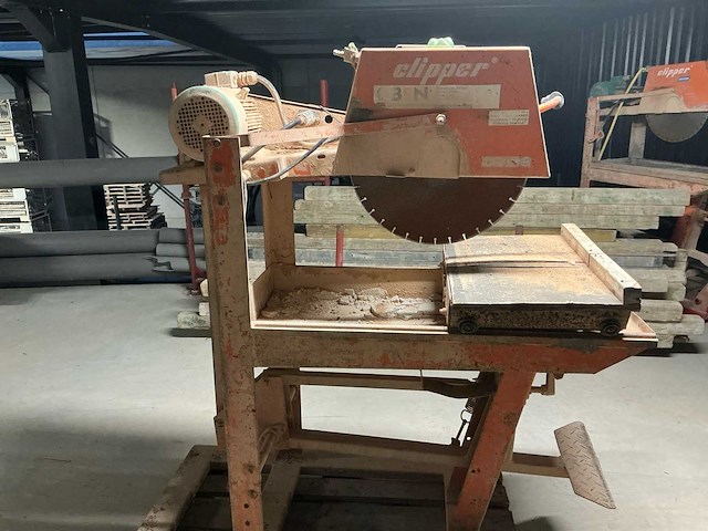 Clipper edw 3552 steenzaagmachine - afbeelding 3 van  6