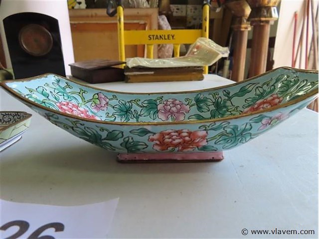 Cloisonné schaaltjes 2 stuks - afbeelding 4 van  4