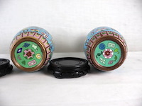 Cloisonne vaas (x2) - afbeelding 6 van  6