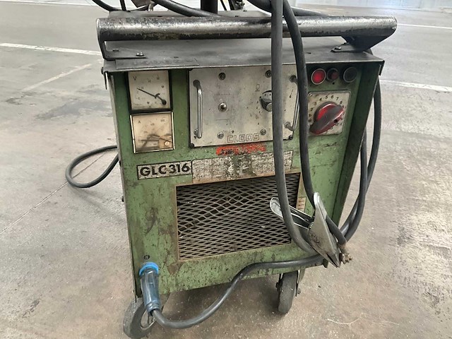 Cloos glc 316 mobiel mig/mag lasapparaat - afbeelding 10 van  16