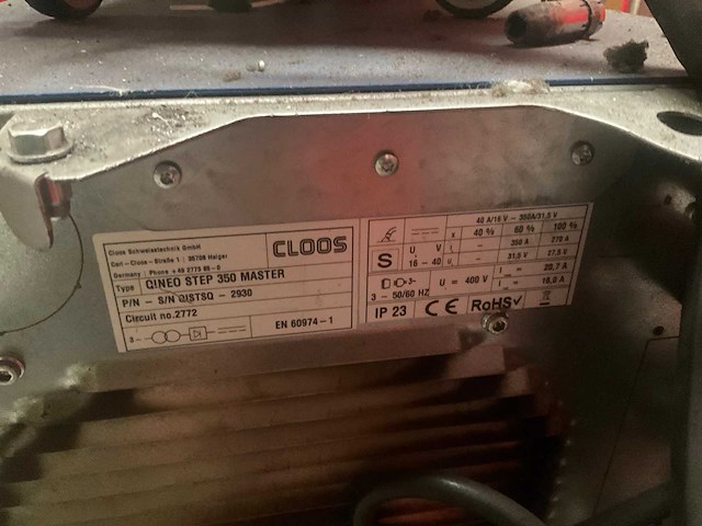 Cloos qineo step 350 master mobiel lasaggregaat/toestel - afbeelding 11 van  12