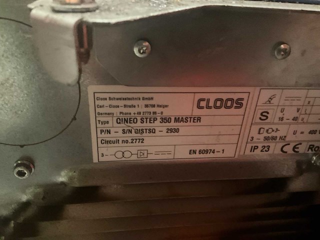 Cloos qineo step 350 master mobiel lasaggregaat/toestel - afbeelding 12 van  12