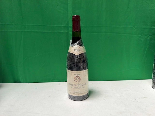 Clos de vougeot grand cru 1993, albert lucas, bourgogne (frankrijk), 75 cl - afbeelding 1 van  3