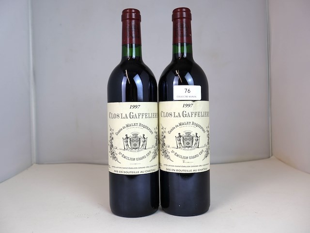 Clos la gaffelière 1997 (2x) - afbeelding 1 van  4