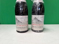 Clos-vougeot grand cru 1982 van château de la tour, bourgogne. oude grand cru pinot noir afkomstig uit een van de bekendste wijngaarden van de côte de nuits. (2x) - afbeelding 2 van  4