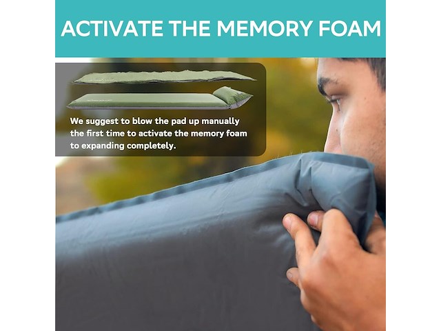 Clostnature zelfopblazende slaapmat - afbeelding 2 van  4