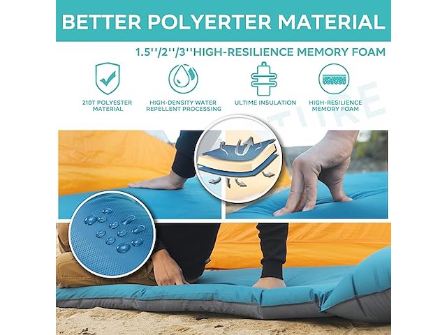 Clostnature zelfopblazende slaapmat - afbeelding 3 van  4