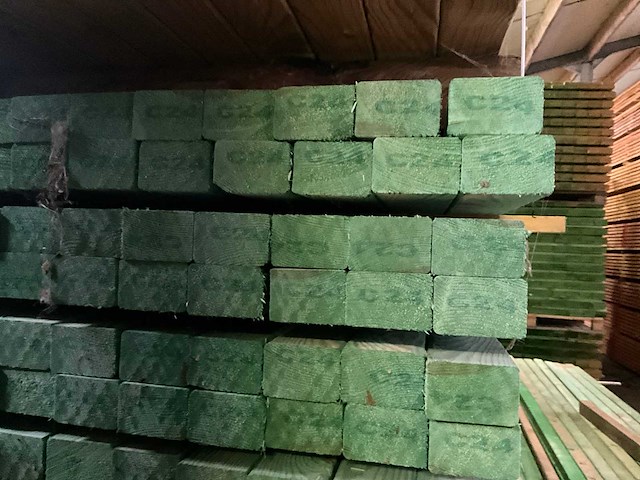 Cls houten balken 4,20 meter lengte (204x) - afbeelding 5 van  7