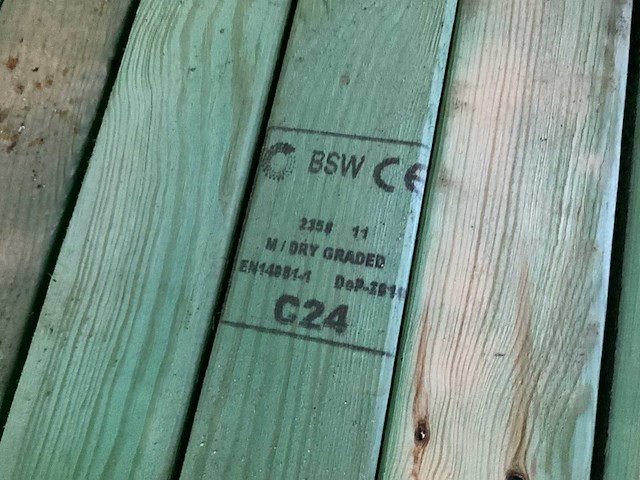 Cls houten balken 4,20 meter lengte (272x) - afbeelding 6 van  7