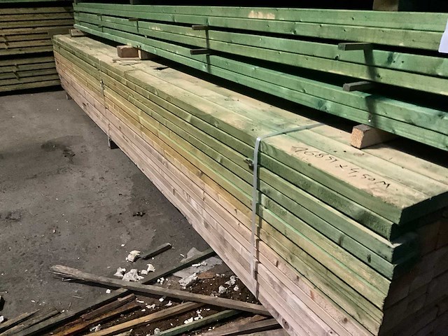 Cls houten balken 4,50 meter lengte (168x) - afbeelding 3 van  10