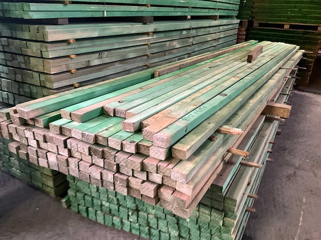 Cls houten balken 4,50 meter lengte (84x) - afbeelding 3 van  7