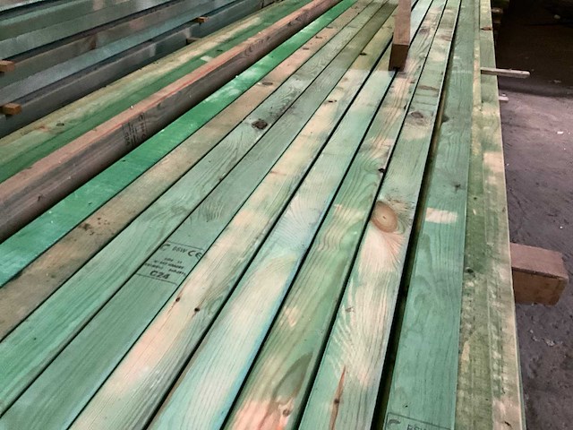 Cls houten balken 4,50 meter lengte (84x) - afbeelding 3 van  7