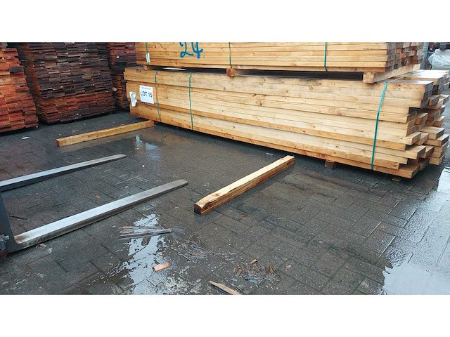 Cls houten keper 3500x225x48mm 44 stuks - afbeelding 1 van  3