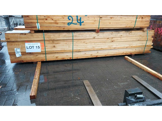 Cls houten keper 3500x225x48mm 44 stuks - afbeelding 2 van  3