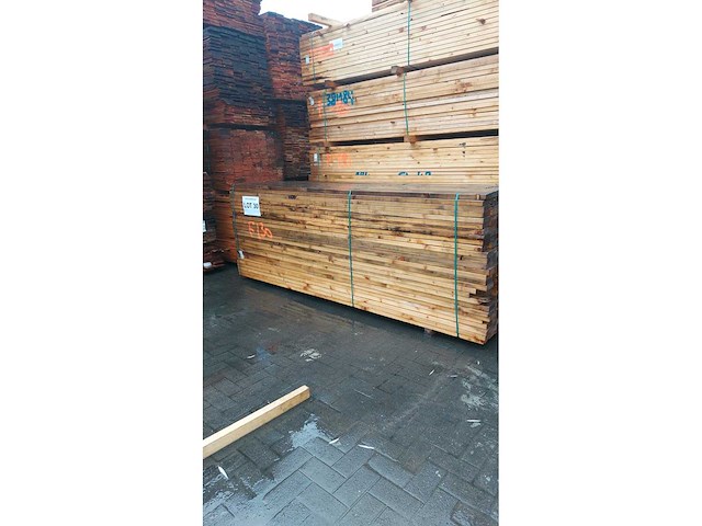 Cls houten kepers 3000x120x38mm 252 stuks - afbeelding 2 van  3